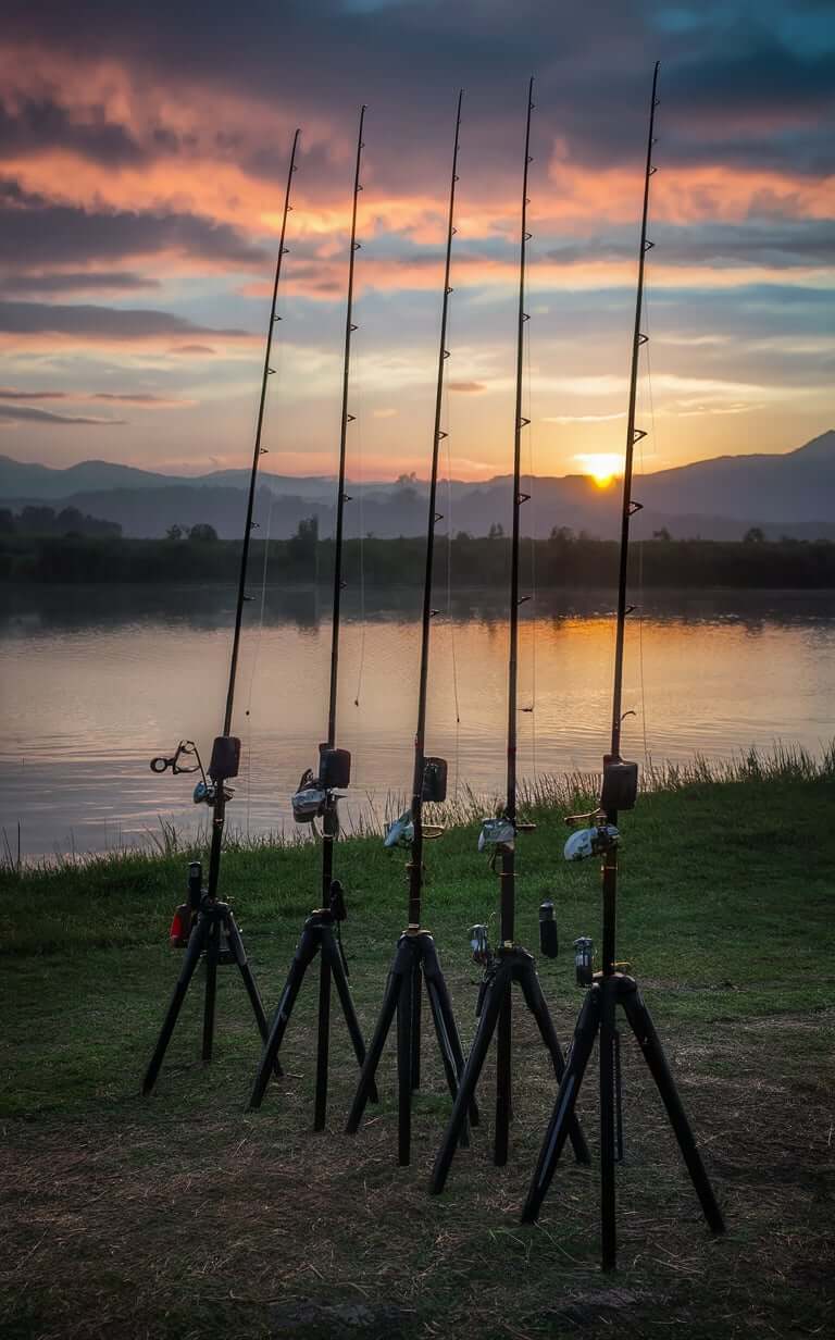 Imagem de equipamentos de pesca